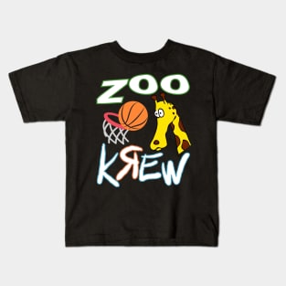 Zoo Krew Basketball Squad Warmup Jersey (Ultimately Playful Edition) Kids T-Shirt